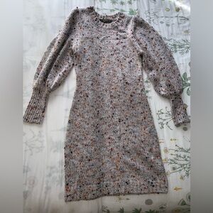 Long Sleeve Sweater Dress! Beautiful fall colors.